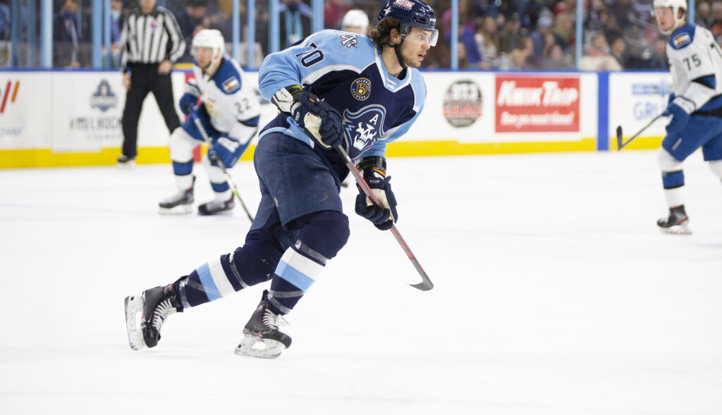 Milwaukee Admirals have outgoing Russian hockey player Egor Afanasyev