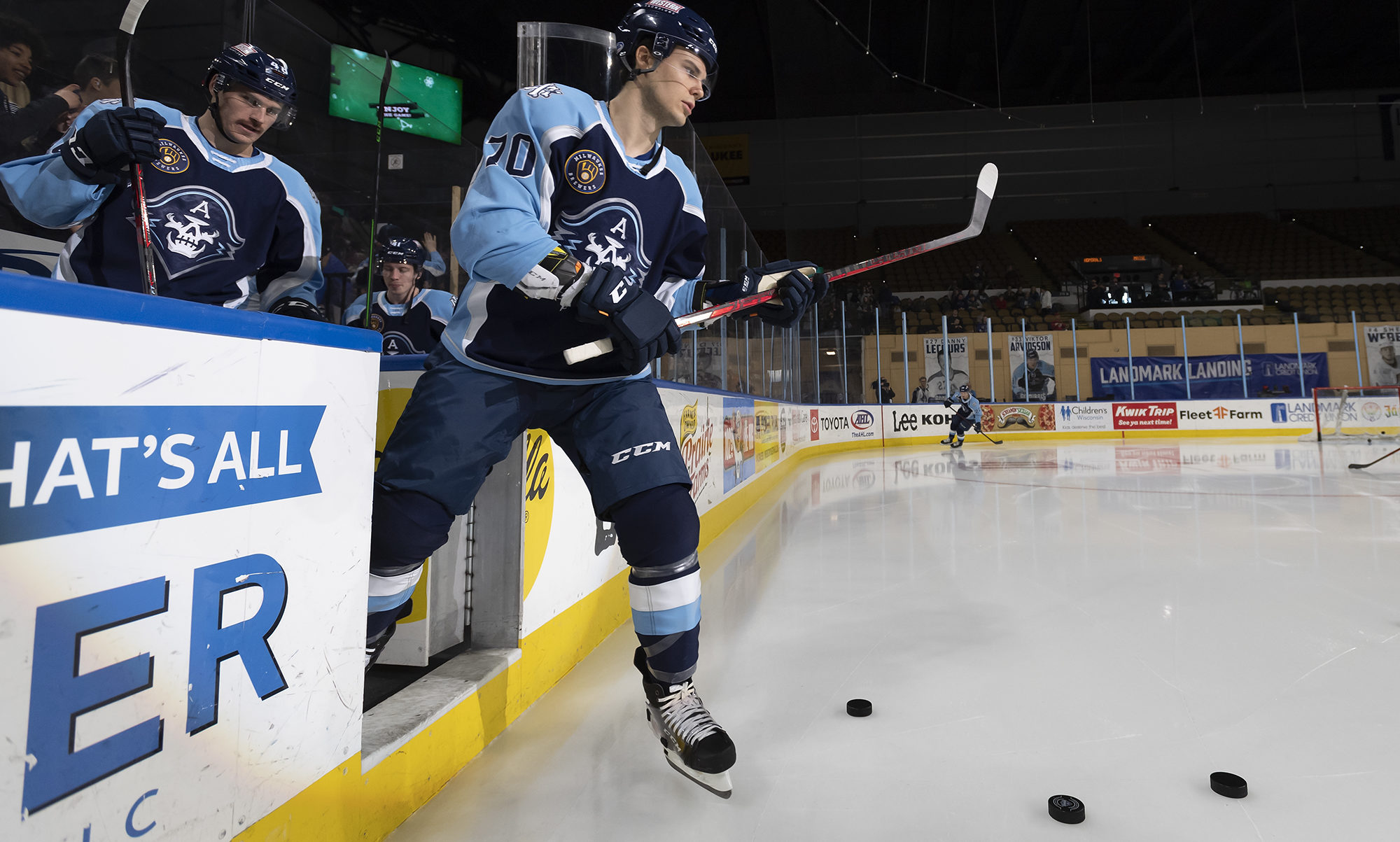 Seven Ads at Preds' Dev Camp - Milwaukee Admirals