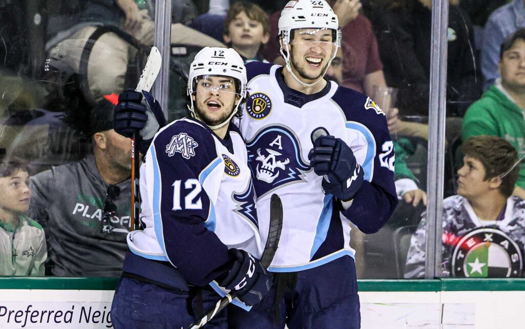 Milwaukee Admirals Mark Milestones for Two Players in Loss to